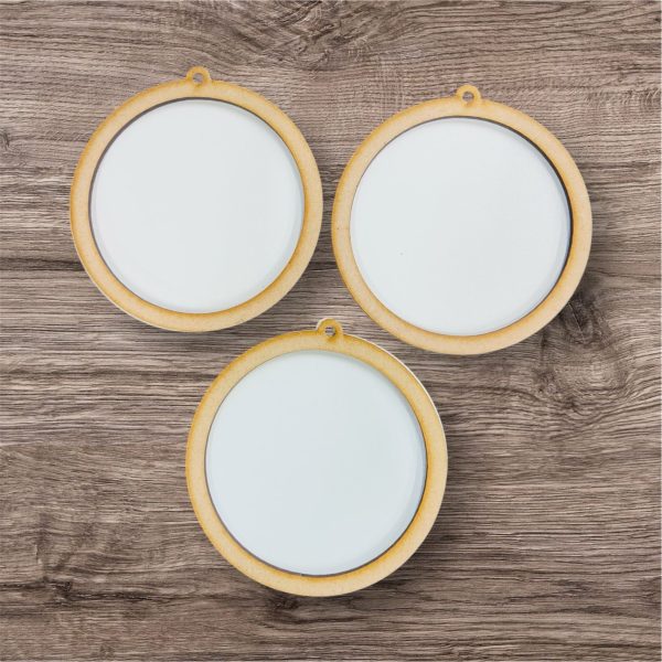 Wooden Edge Blank Bauble