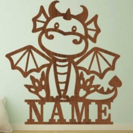 Personalised Cute Dragon Sign