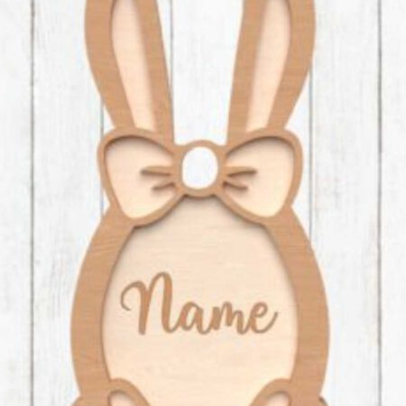 Easter Bunny with Bow