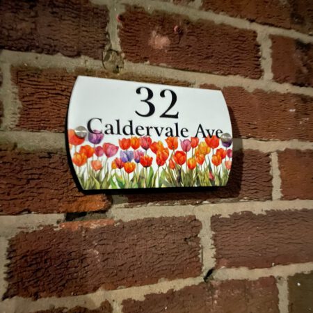 Printed Door Number Signs