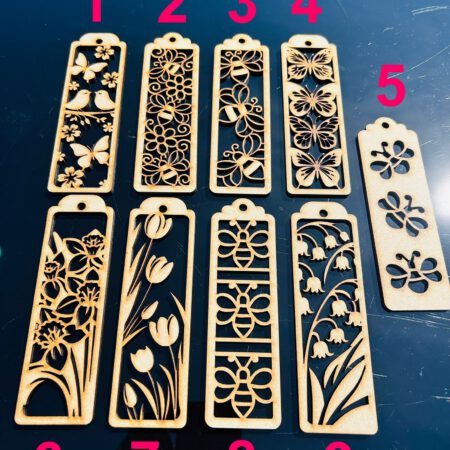Various Summer Flower and Bee Bookmarks