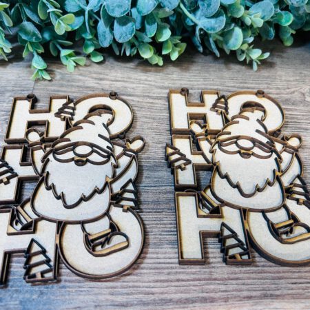 HO HO HO Gnome Sign