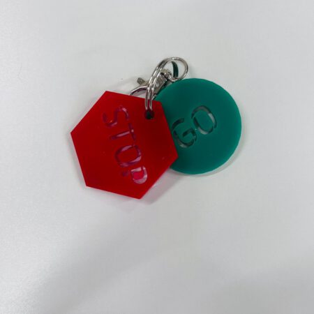 Emotion Emoji Keyrings Stop/Go