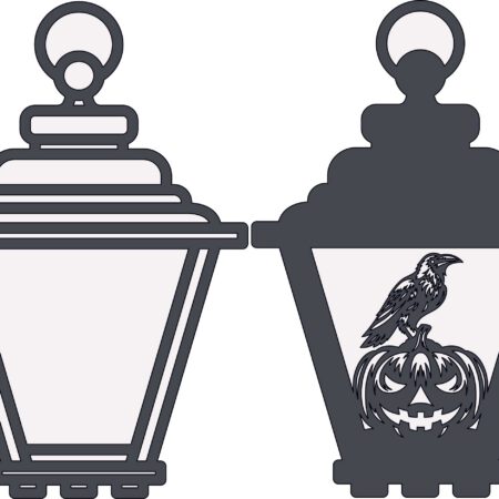 Halloween Layered Lantern