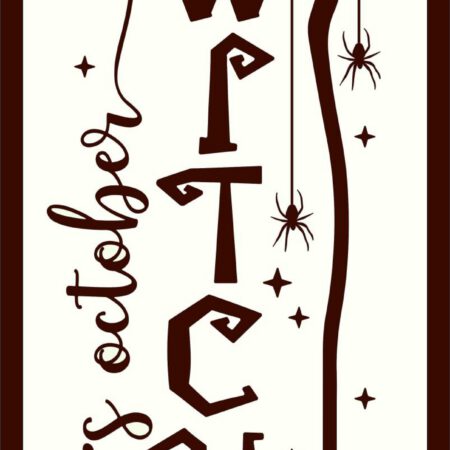 60cm Worded Halloween Sign
