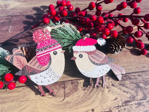 Cute Robin Baubles