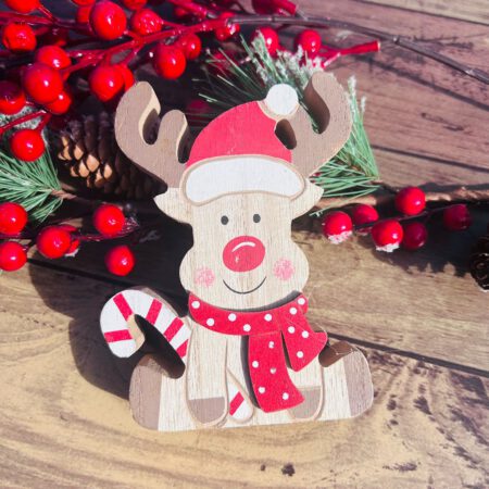 Cute Candy Cane Reindeer