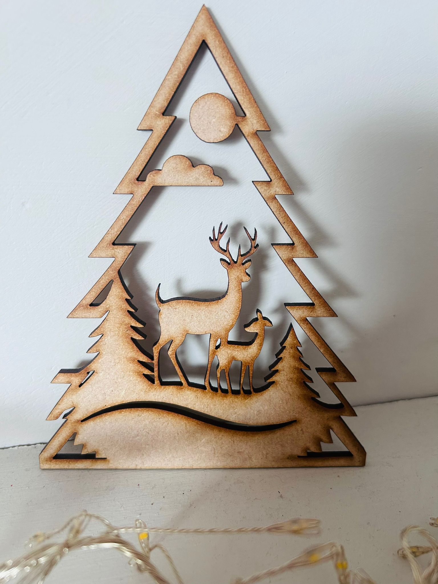 Christmas Silhouette Trees choice of 4 - Image 4