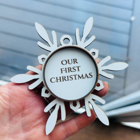 Personalised Snowflake Bauble