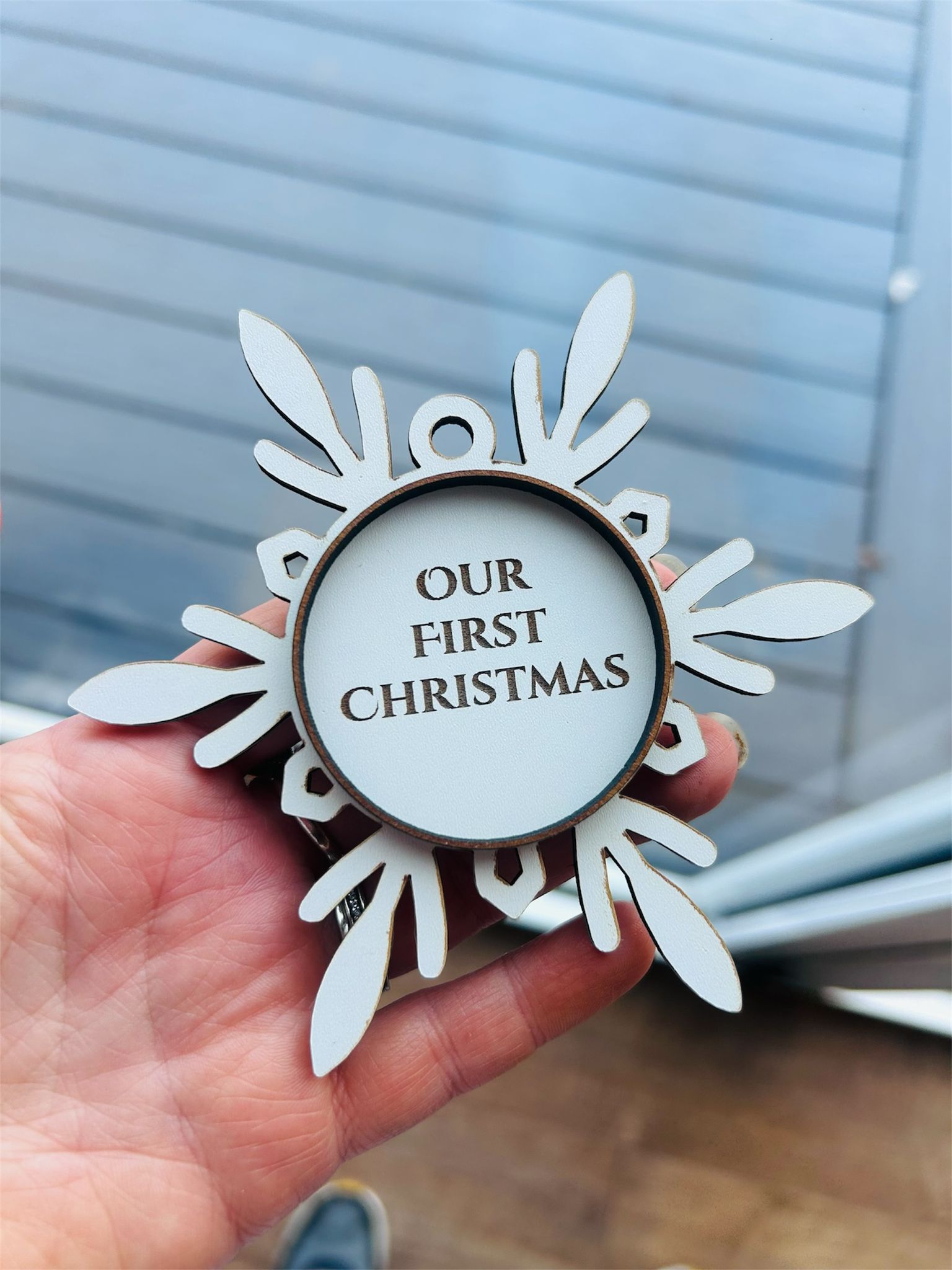 Personalised Snowflake Bauble