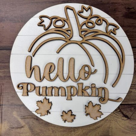 Hello Pumpkin Door Sign