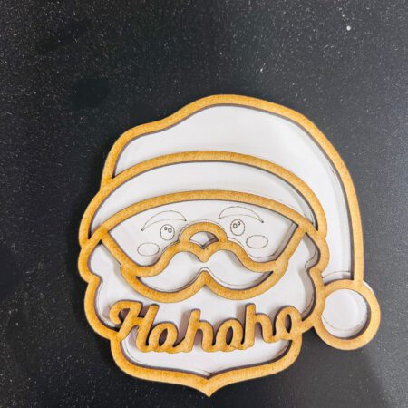 Personalised Layered Santa Face