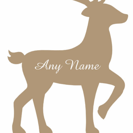 Reindeer Name Place Setting