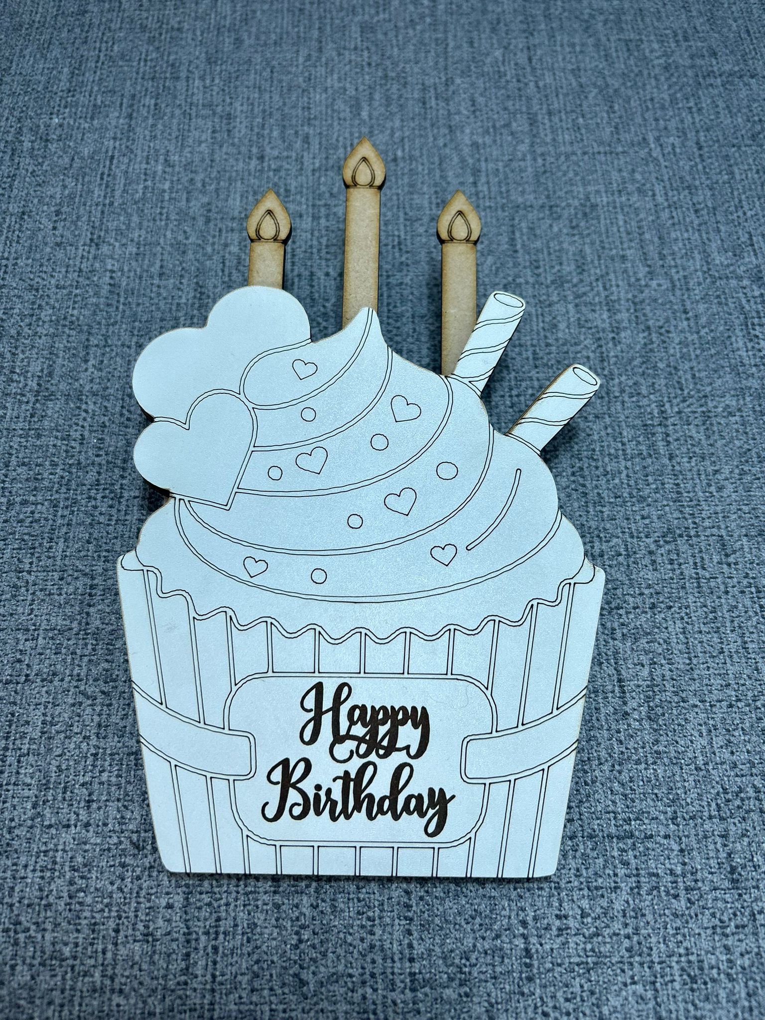 Cupcake Birthday Money Holder