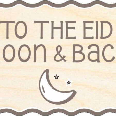 Eid Moon and Back Tag