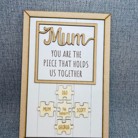 Framed Mother Day Jigsaw Plaque