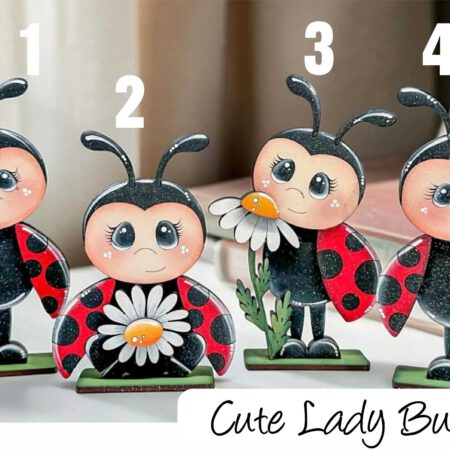 Cute Lady Bird Family