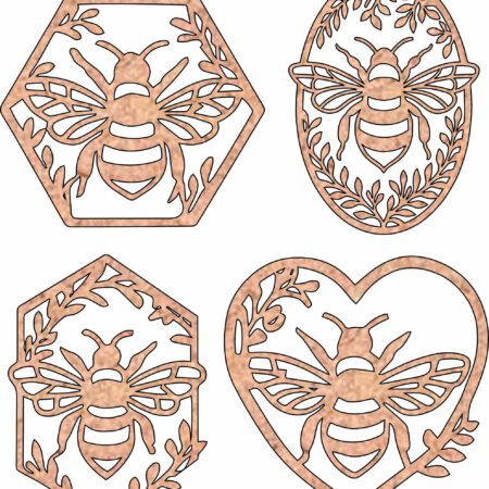 Bee In Flower Frame