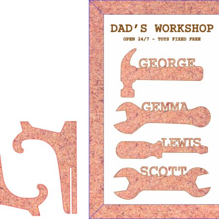 Dad's Workshop Sign