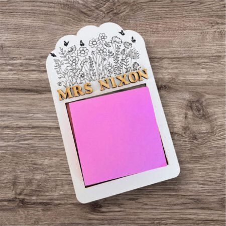 Personalised Post it Note Holder