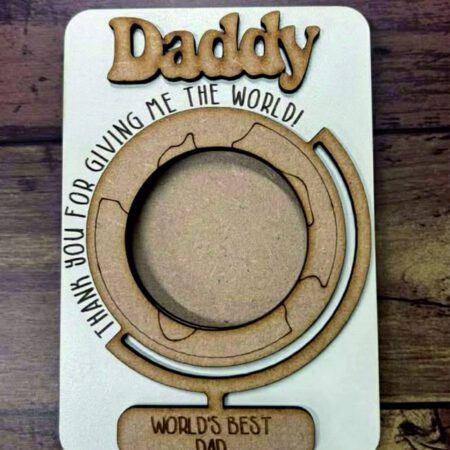 WORLDS BEST DAD PHOTO HOLDER