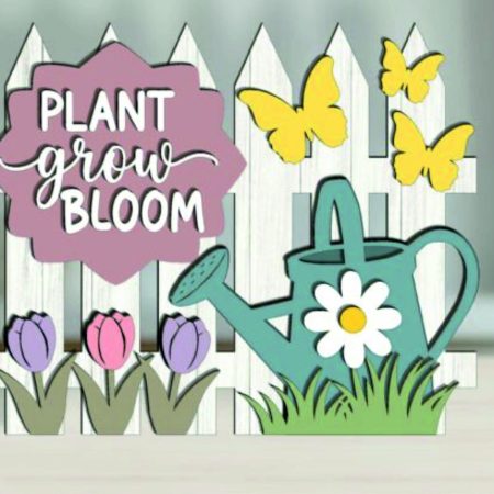 Plant Grown Bloom Sign