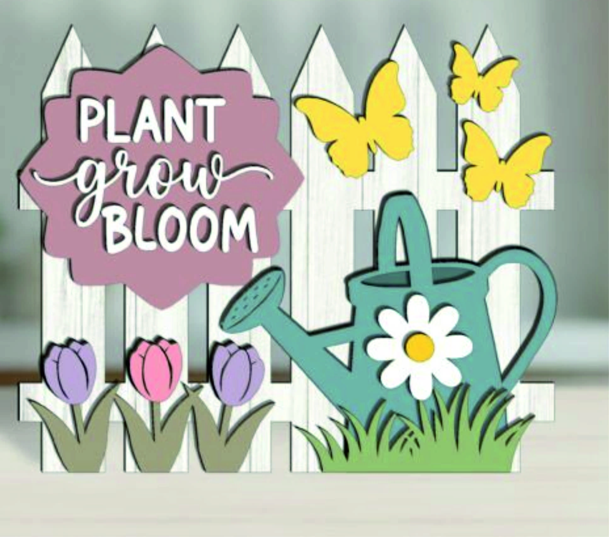 Plant Grown Bloom Sign