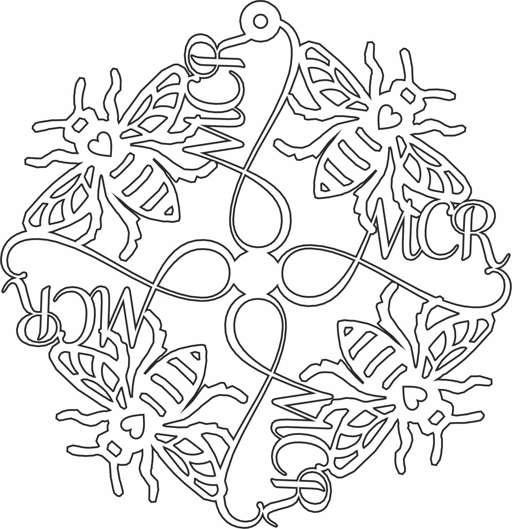 MCR BEE Fancy bauble