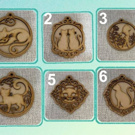Layered Cat Baubles