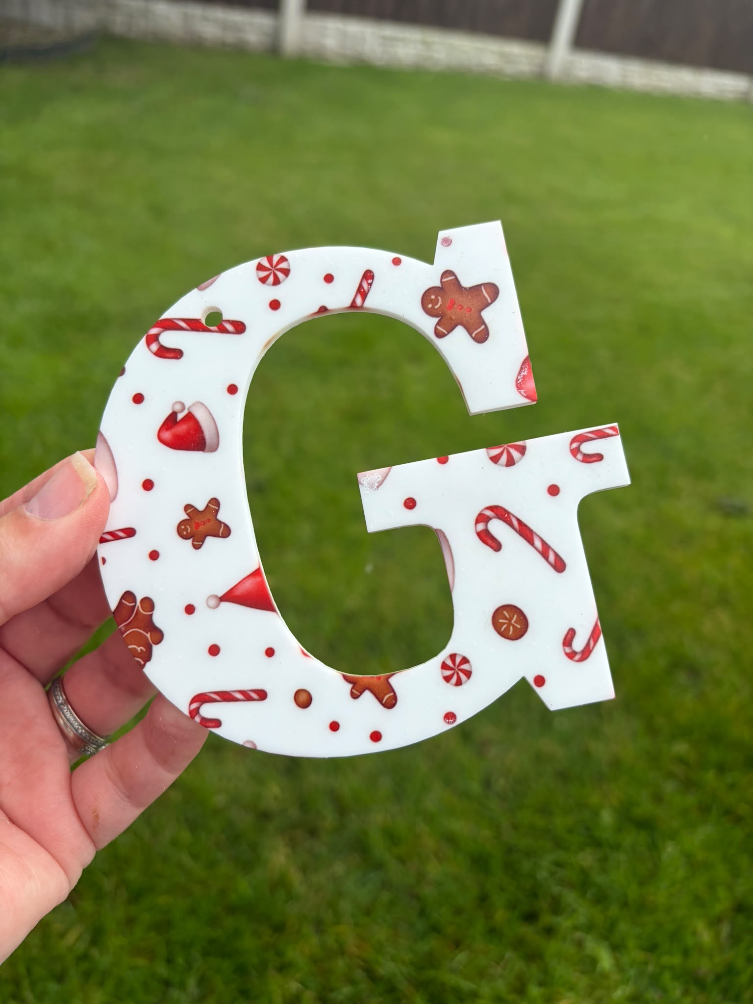 Printed Christmas Initials - Image 2