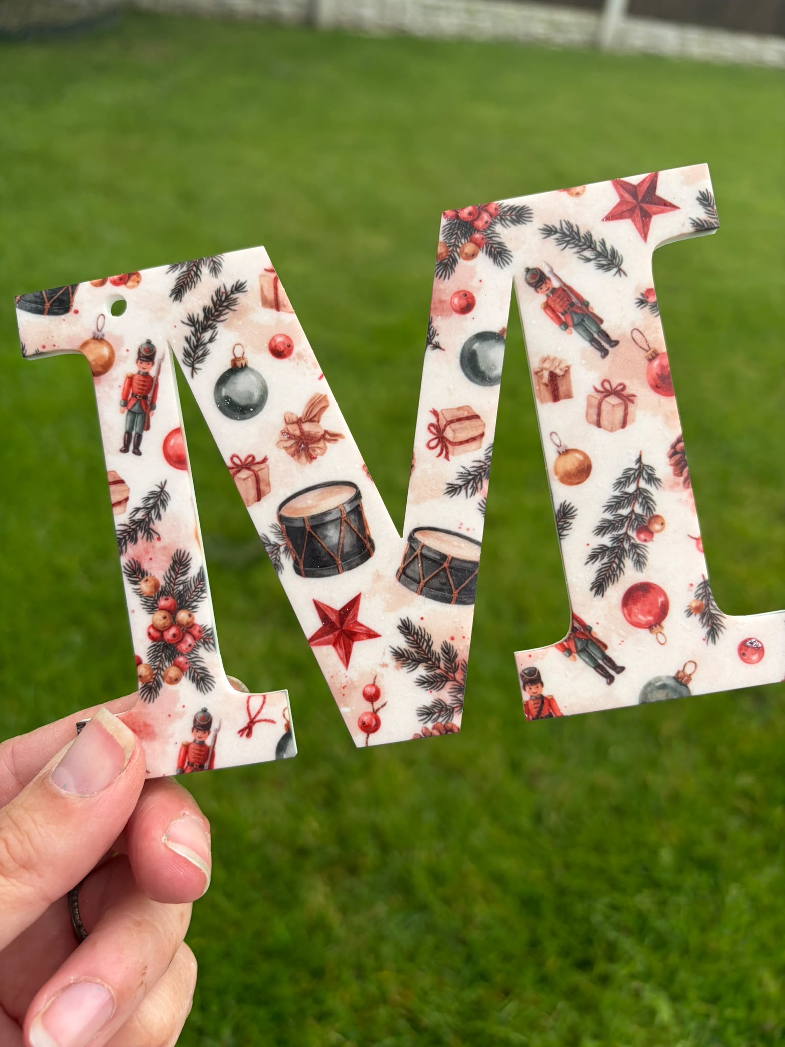 Printed Christmas Initials - Image 3