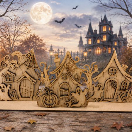 Halloween House scene