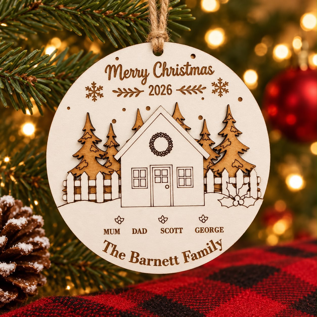 Family House Bauble