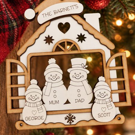 Personalised Snowman Family