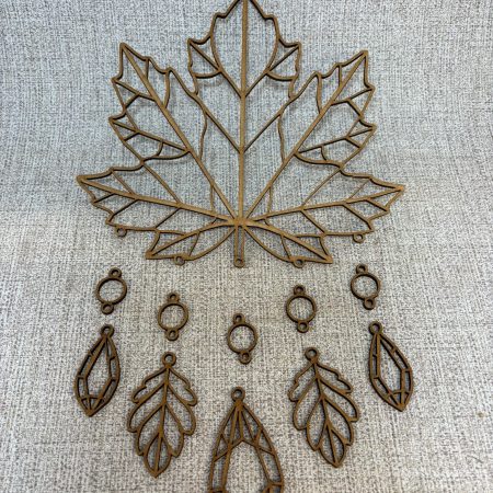 Maple leaf sun catcher